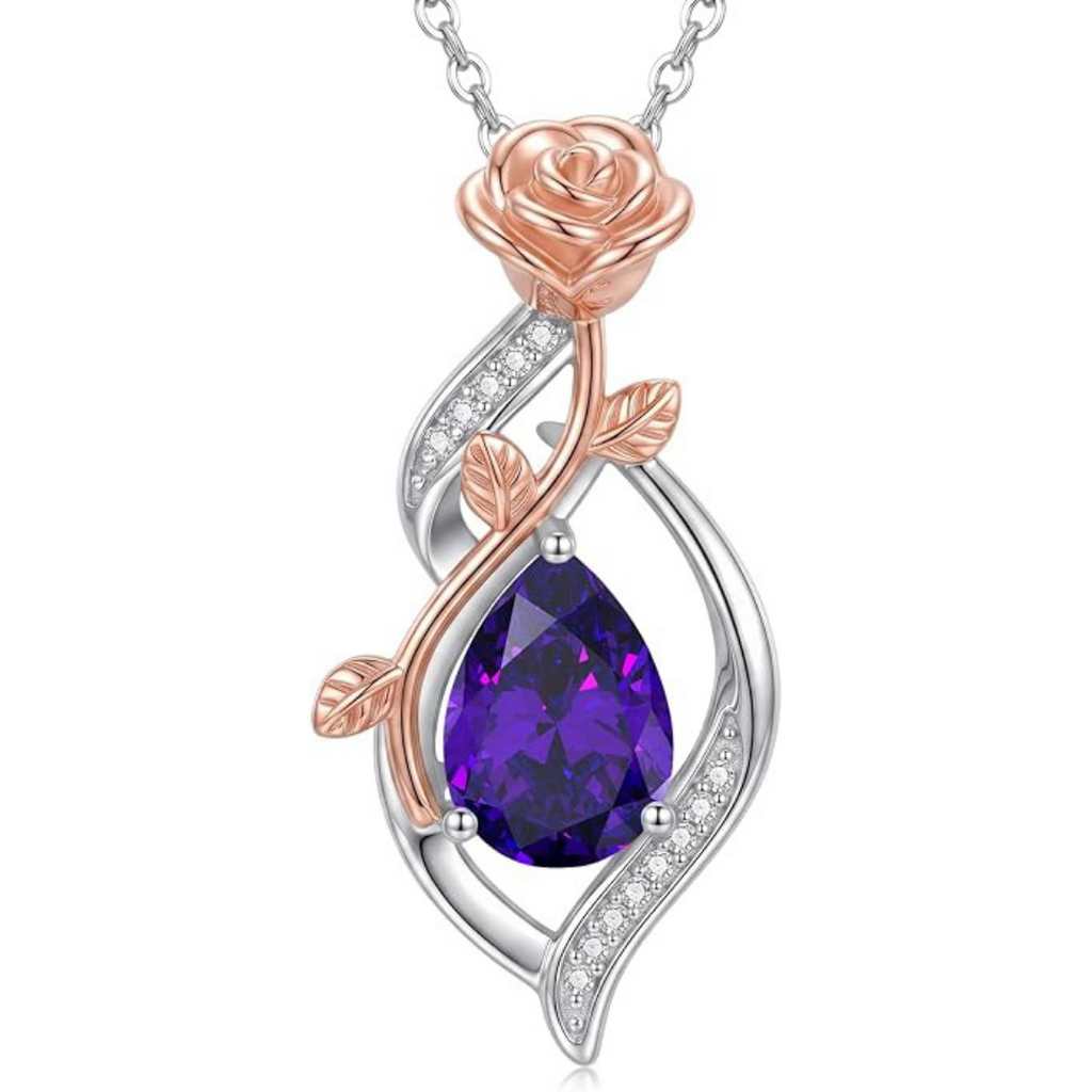 Infinity Birthstone Necklace for Women