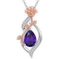 Infinity Birthstone Necklace for Women